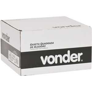 Gaxeta de algodão, quadrada, grafitada, 3/8", VONDER