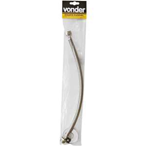 Engate flexível, 40 cm, com trama de inox, 1/2", VONDER