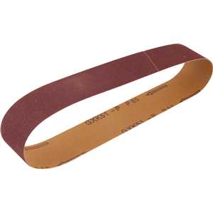 Lixa em cinta, 50 mm x 686 mm, G 80, embalagem com 5 peças, VONDER