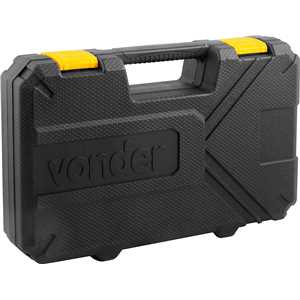 Jogo de soquetes de impacto sextavados, encaixe de 3/4", 19,0 mm a 38,0 mm, com 8 peças, VONDER