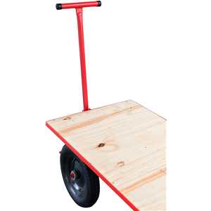 Carrinho plataforma de compensado, 300 kgf, desmontado, NOVE54