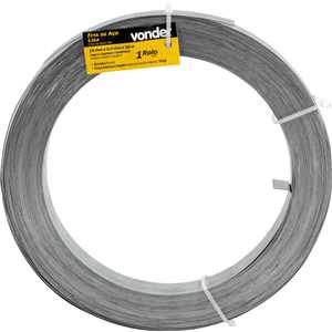 Fita de aço lisa, 19 mm x 0,4 mm x 30 m, VONDER