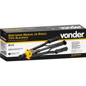Rebitador manual de rosca, tipo alavanca, M3-M12, RR 312, VONDER