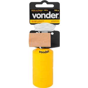 Prumo de parede de metal 700 g VONDER