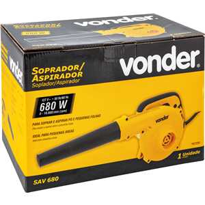 Soprador e aspirador, 680 W, 127 V~, SAV 680 VONDER
