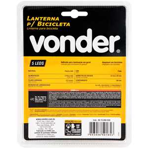 Lanterna para bicicleta, VONDER