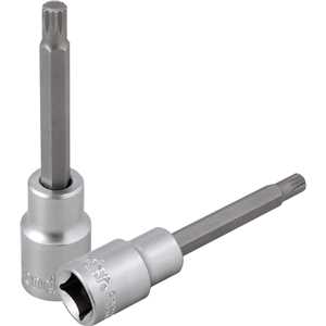 Soquete multidentado, longo, com encaixe de 1/2", M8, VONDER