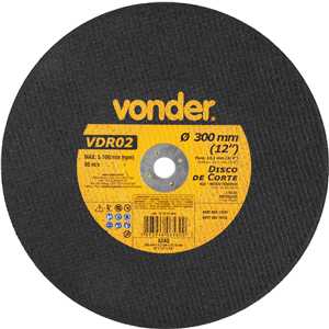 Disco de corte 300 mm x 3,2 mm x 19,10 mm VDR02, VONDER