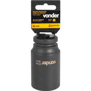 Soquete sextavado longo de impacto, 36 mm, encaixe de 3/4", VONDER