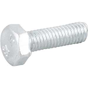 Parafuso sextavado zincado 6 mm x 20 mm, MA, rosca total, VONDER