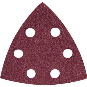 Lixa triangular com costado em pluma, grão 80, para lixadeira multifunção, VONDER