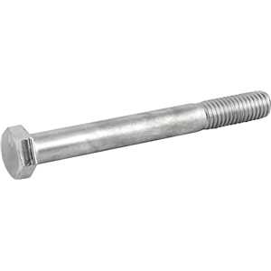Parafuso sextavado zincado 1/2" x 4.1/2", UNC, rosca parcial, VONDER