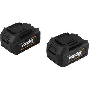 Chave de impacto, bateria 20 V, encaixe de 3/4", fonte de carregamento bivolt automático, CIV 234B, VONDER PLUS