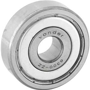 Rolamento rígido de esfera, 6300-ZZ, VONDER