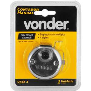 Contador manual 4 dígitos, VCM 4, VONDER