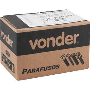 Parafuso sextavado rosca soberba 3/16" x 60 mm, VONDER