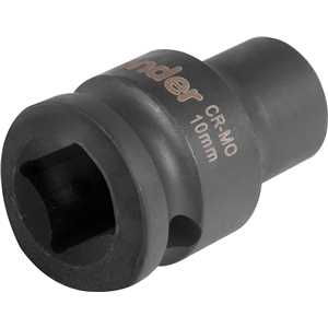 Soquete sextavado de impacto, encaixe de 1/2" x 10,0 mm, VONDER