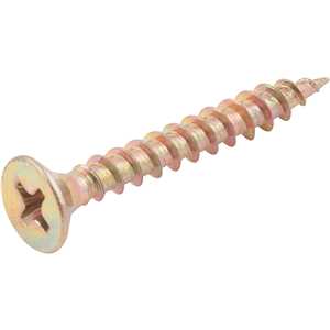 Parafuso madeira chipboard, cabeça chata, fenda cruzada/phillips, 4,0 mm x 30,0 mm, VONDER