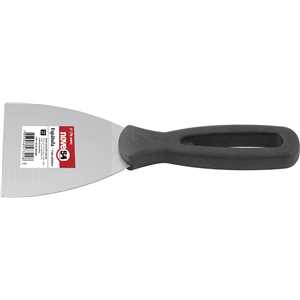 Espátula de aço, 3" - 76 mm, com cabo plástico, NOVE54