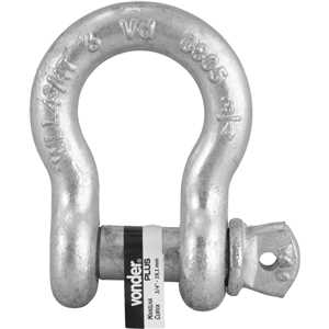 Manilha curva, 3/4", 4,75 T, VONDER PLUS