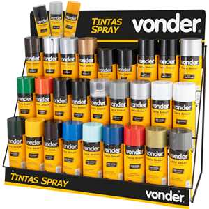 Expositor para tinta spray, VONDER