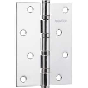 Dobradiça 4" com anel rolamento, cromada, com 3 peças, VONDER
