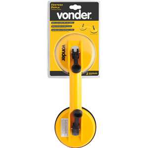Ventosa dupla, 118 mm, plástica, VONDER