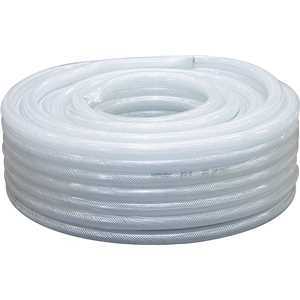 Mangueira PVC cristal trançada, VPT, 250 libras,  5/8" VONDER