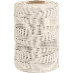 Corda multifilamento trançada, 4 mm x 405 m, branca, VONDER