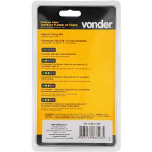 Caneta para teste de fluido de freio, DOT 3 e DOT 4, VONDER
