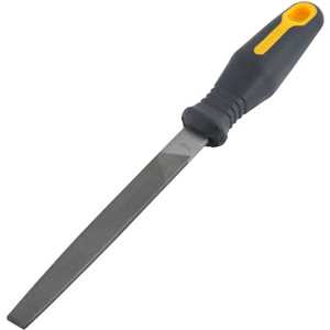 Lima chata bastarda 8", com cabo, encartelada, VONDER