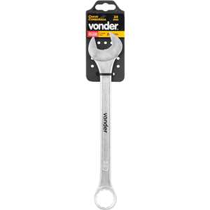 Chave combinada 24 mm, aço cromo vanádio, reta, VONDER
