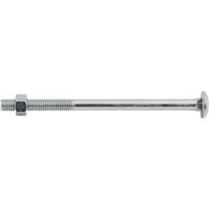 Parafuso francês zincado, 3/8" x 6", com porca, VONDER