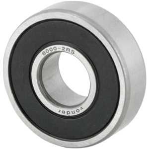 Rolamento rígido de esfera, 6000-2RS, VONDER