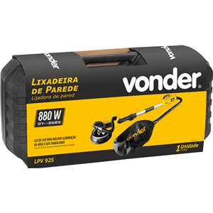 Lixadeira de parede, com LED, 880 W, 127 V~, LPV 925 VONDER