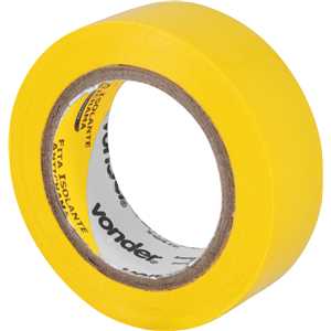 Fita isolante, 19 mm x 10 m, amarela, VONDER