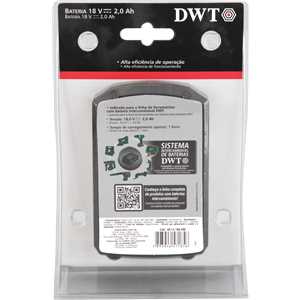 Bateria 18,0 V, íons de lítio, linha intercambiável, 2,0 Ah, IBD 1802, DWT