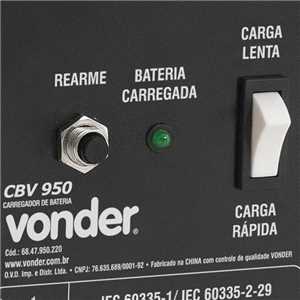 Carregador de bateria, 220 V~, CBV 950 VONDER