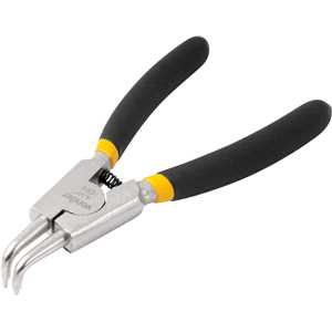 Alicate para anéis externos, bico curvo, 4.1/2" - 114,3 mm, VONDER