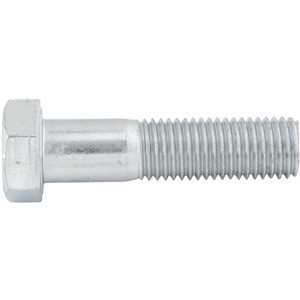 Parafuso sextavado zincado 7/8" x 3.1/2", UNC, rosca parcial, VONDER
