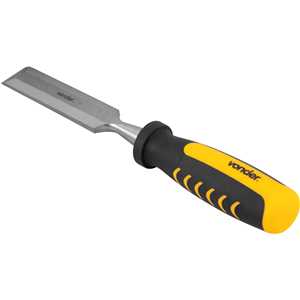 Formão chanfrado reto 1", com cabo em PVC, VONDER