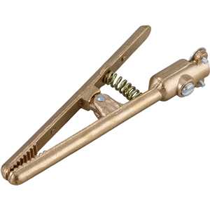 Garra negativa/obra para solda, 500 A, bronze, VONDER