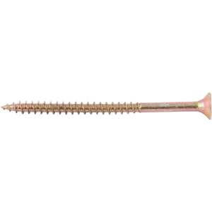 Parafuso madeira chipboard, cabeça chata, fenda cruzada/pozidrive, 6,0 mm x 90,0 mm, VONDER