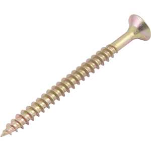 Parafuso madeira chipboard, cabeça chata, fenda cruzada/pozidrive, 6,0 mm x 75,0 mm, VONDER