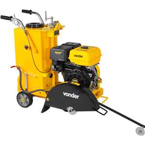 Máquina a gasolina para cortar asfalto, concreto e piso, 14 hp, 4 tempos, VONDER