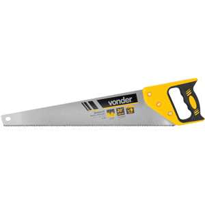 Serrote 20", aço carbono, tripla afiação, cabo plástico emborrachado, SE 200, VONDER