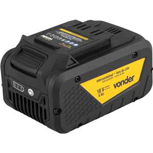 Bateria 18 V, íons de lítio, linha intercambiável, 8 Ah, IBV 1880, VONDER