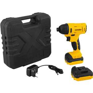 Parafusadeira a bateria de impacto, 12 V, fonte bivolt automático, PBV 012I VONDER