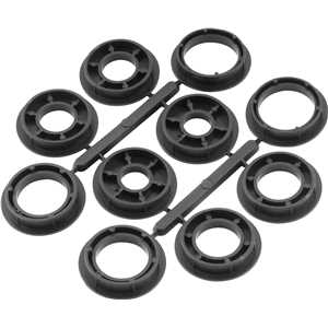 Escova circular aço latonado, 6" x 1/2" (152,4 mm x 12,7 mm), com bucha de redução, VONDER