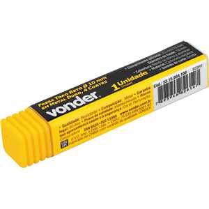 Fresa topo 10,0 mm, em metal duro, 4 cortes, VONDER